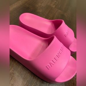 Balenciaga Chunky Platform Slide Sandals